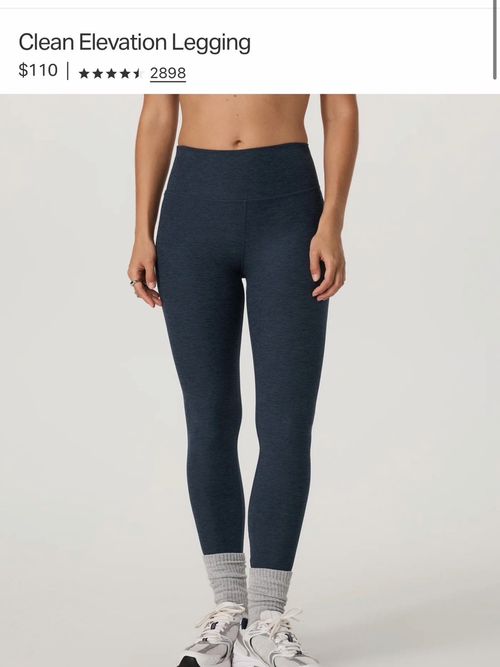Vuori High-Waist Leggings - Charcoal Gray